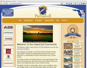Gated Golf Community Providence Florida